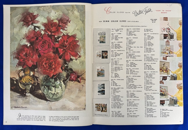Vintage How to Draw Flowers and Still Life by Herbert Parrish--Walter T. Foster gallery