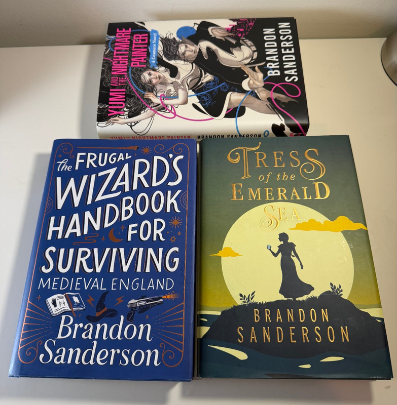 Cosmere HC 1st ed Secret Projects Tress Wizards Yumi Nightmare Brandon Sanderson gallery
