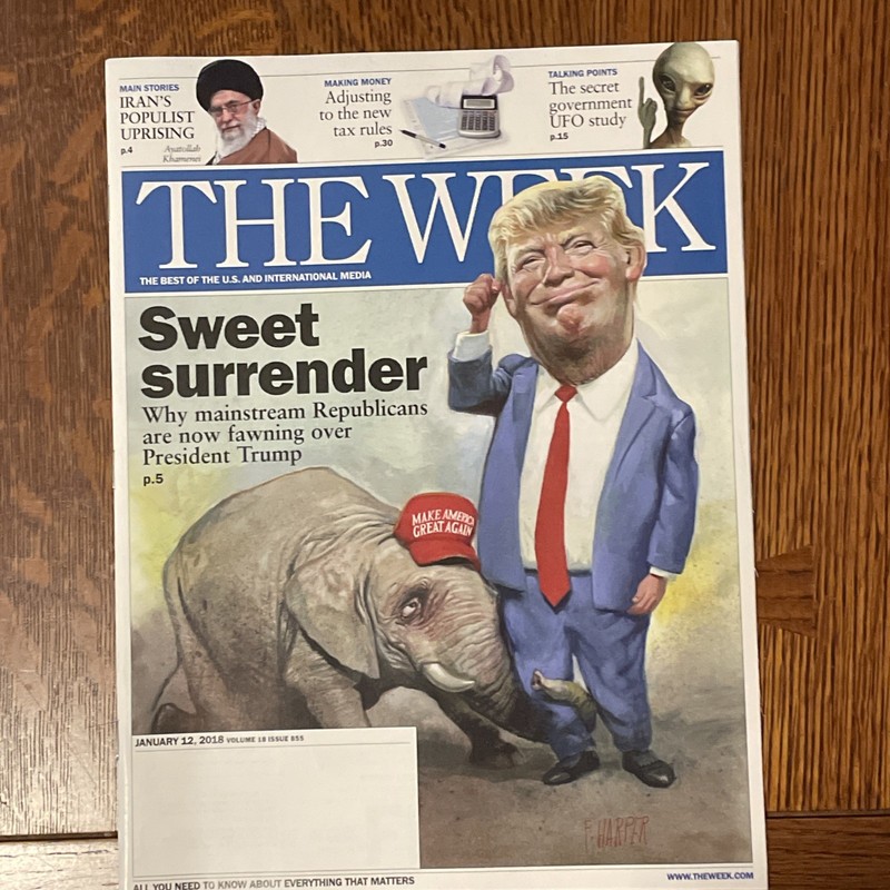 DONALD TRUMP 2017-18 Magazine Lot, Forbes, Time, The Week- 7 Issues gallery