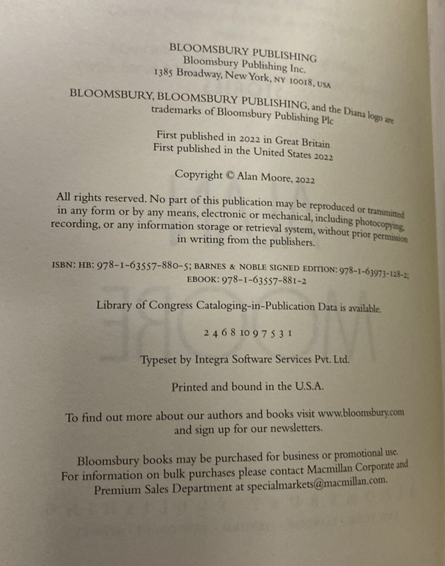 Alan Moore : Illuminations Stories (Barnes & Noble Signed Ed.) gallery