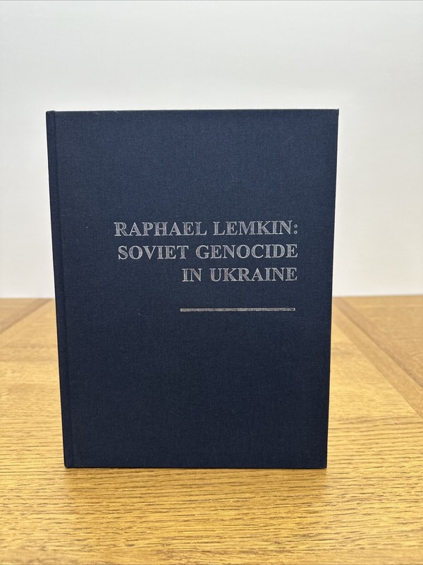 Soviet Genocide in Ukraine by Raphael Lemkin in 28 languages [Inscribed] Article