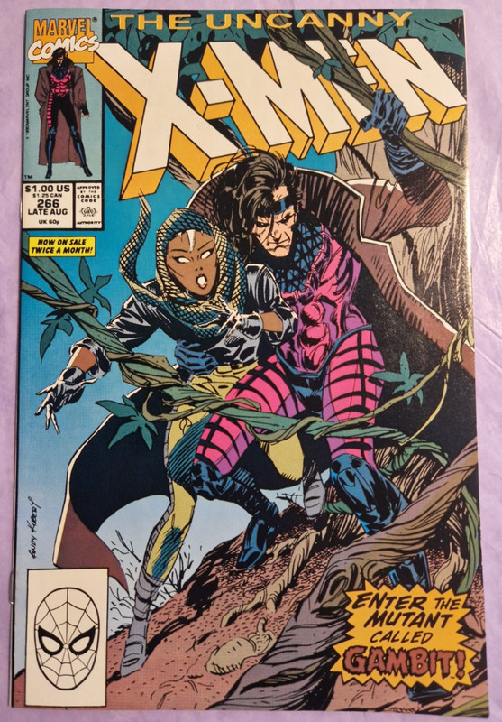 The Uncanny X-Men #266 Marvel 1990 in Pristine Condition 9.0 NM or better