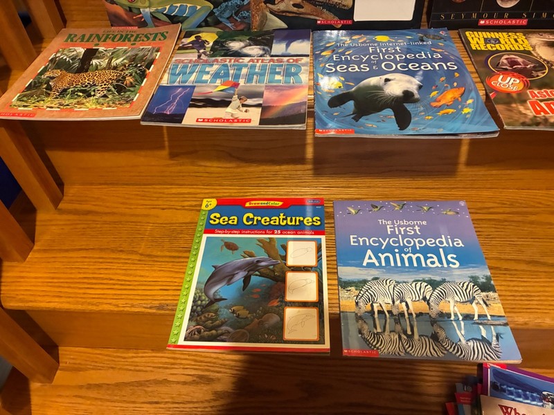 9 Science non fiction Ages 9-12 Animals*Weather Ocean*Fossils+++ BIN $10 gallery