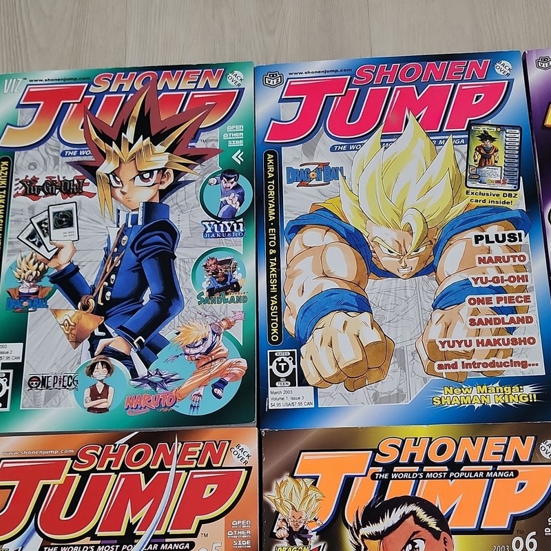 Vintage Shonen Jump Magazine Lot of 6 2003 English VIZ Feb/Mar/Apr/May/Jun/Sep gallery