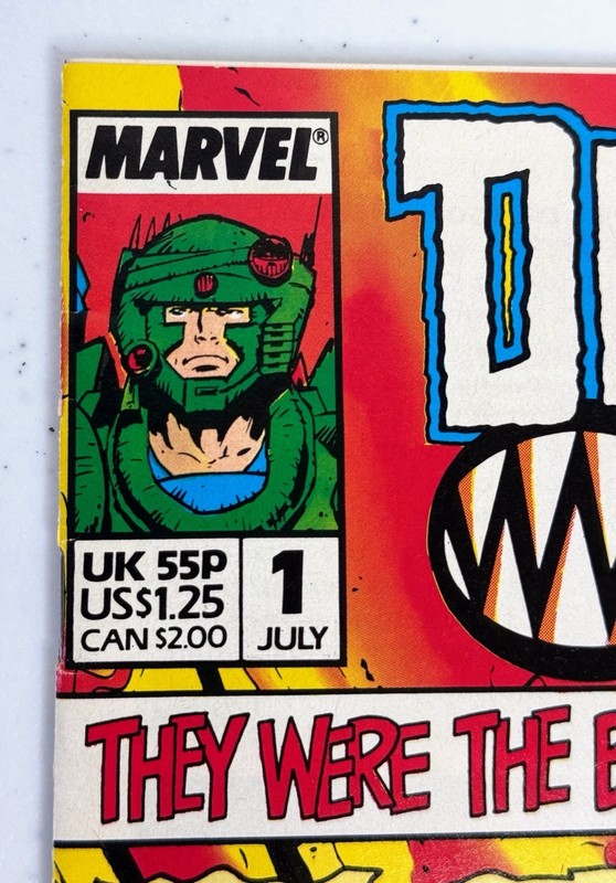 Dragon's Claws #1 Marvel UK 1988 Signed by Simon Furman & Geoff Senior Comic gallery