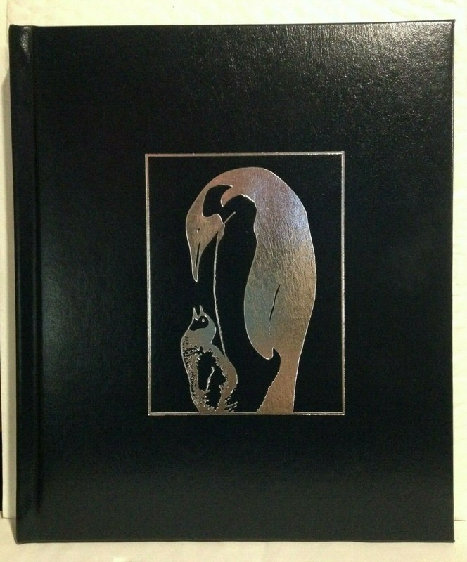 March of the Penguins : Deluxe Leather Bound Hardcover, 2005 with Movie Poster