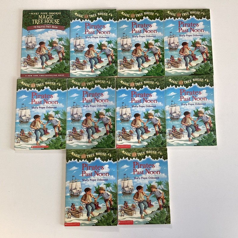 Magic Tree House Guided Reading Lot of 10 Mysteries # 4 Pirates Past Noon