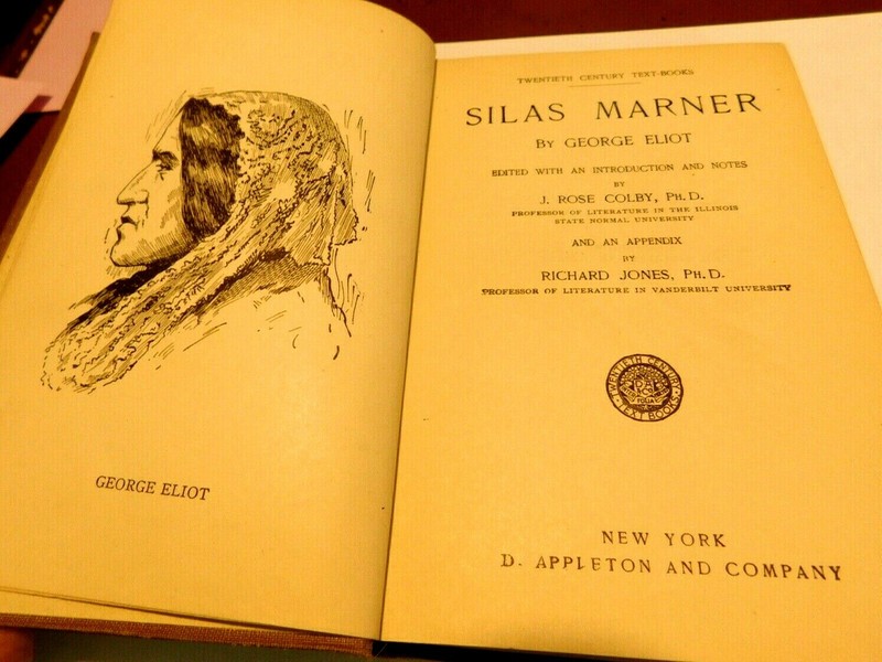 1900 "SILAS MARNER" BY GEORGE ELIOT H/C BOOK-309 PAGES--A GREAT FIND !! AK 12 gallery