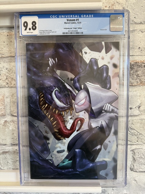 Venom #1 (2021) Jeehyung Lee Spider-Gwen Virgin Variant Cover 9.8 CGC