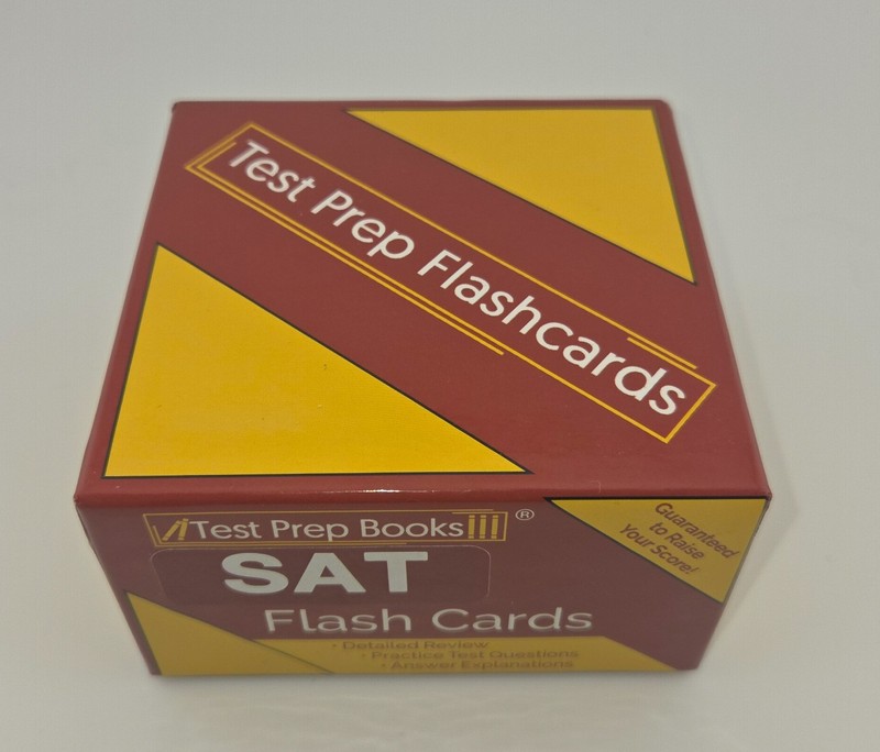 SAT Test Prep Flashcards – Practice Questions & Review – Study Aid Cards Set
