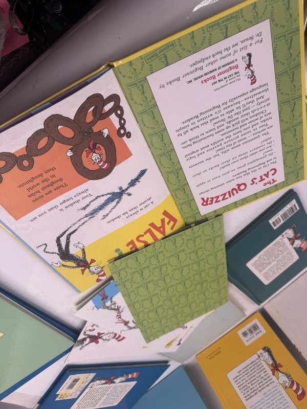 Lot of 9 Dr Seuss Hardcover Books 8.5x11 Inch Book Club Editions + Little Golden gallery
