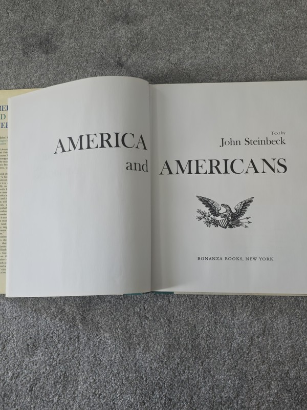 AMERICA AND AMERICANS by JOHN STEINBECK - Heinemann - 1966 - Hardback gallery
