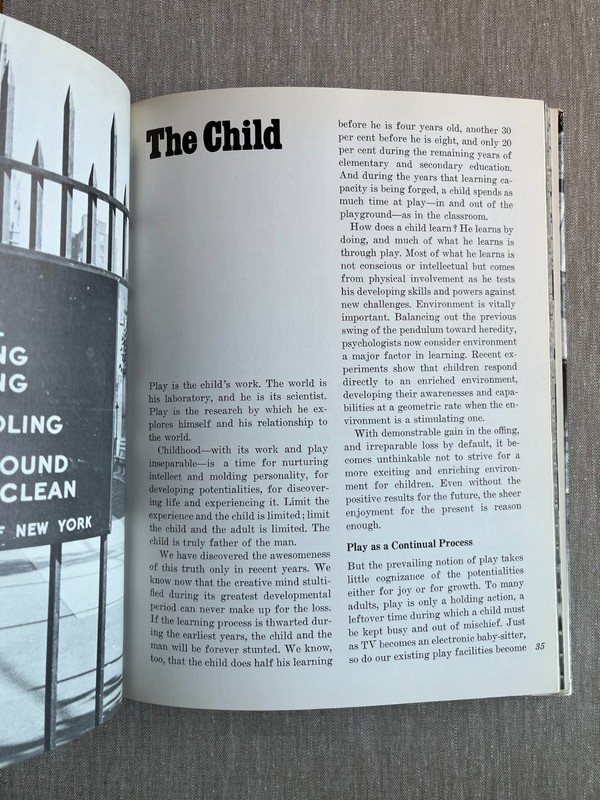 PLAY AND INTERPLAY / M. PAUL FRIEDBERG / ELLEN PERRY BERKELEY / 1ST ED / 1970 gallery
