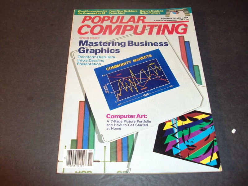 Popular Computing Nov 1983 Computer Art, Mastering Business Graphics ID:63770