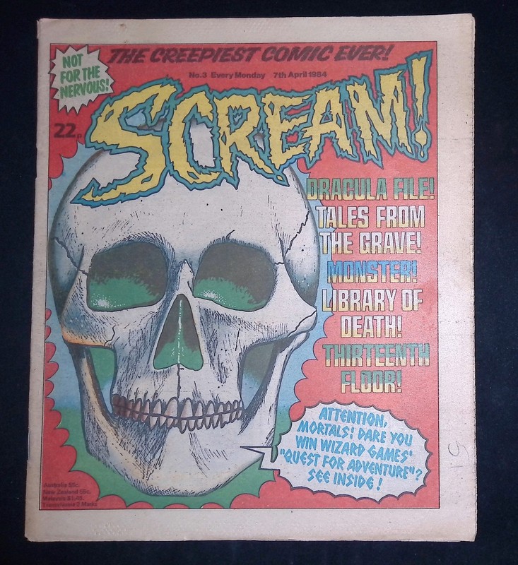 Scream #3 Copper Age IPC Comics VF