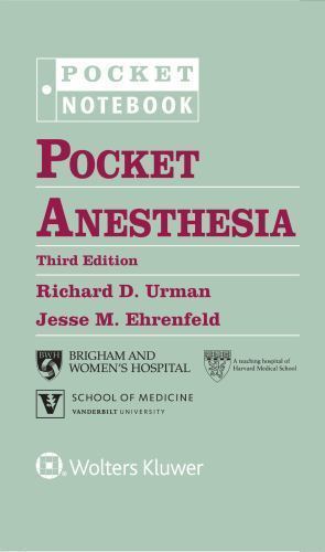 Pocket Anesthesia (Pocket Notebook Series)