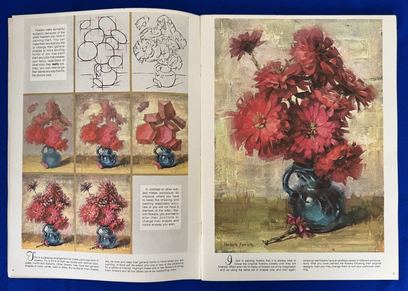 Vintage How to Draw Flowers and Still Life by Herbert Parrish--Walter T. Foster gallery