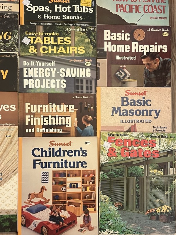 Lot Of 21 Vintage 60s 70s 80s 90s Sunset Books Home Improvements Home Garden gallery