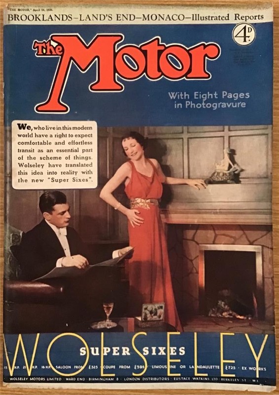 THE MOTOR Magazine 14 Apr 1936 MONACO GRAND PRIX Studebaker Dictator Road Test