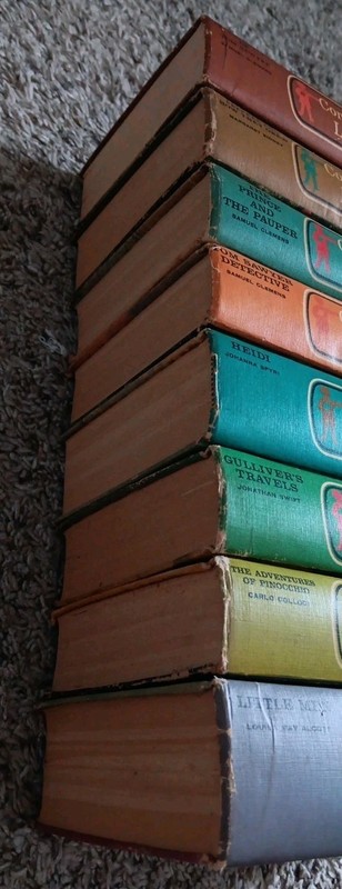 Vtg Companion Library Book Lot (8) Classic Childrens Literature Hardcover 1960's gallery