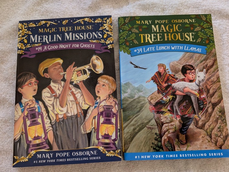 Magic Tree House: A Good Night for Ghosts and Late Lunch With LLamas