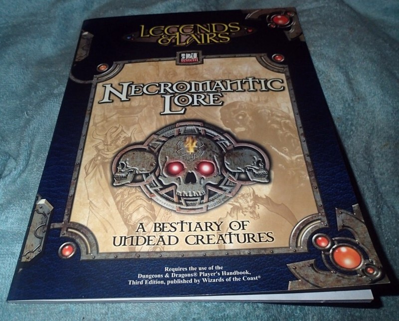 NECROMANTIC LORE (LEGENDS & LAIRS, D20 SYSTEM) By Fantasy Flight Games