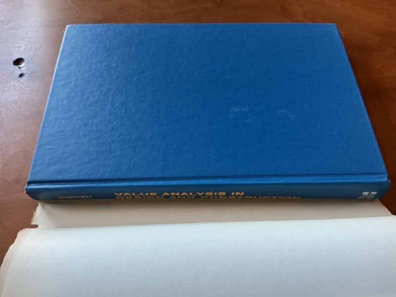 Value Analysis in Design and Construction by James O'Brien HC DJ 1st/1st McGraw gallery
