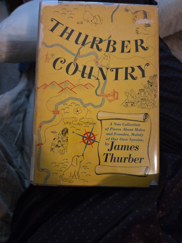 Thurber Country 1953 Book James Thurber HC DJ 1st Edition 1st Printing Vintage