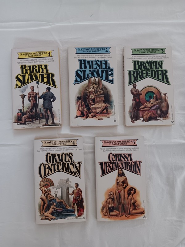 Slaves of the Empire Series, #1-5; By Dael Forest; Ballentine Books; VG