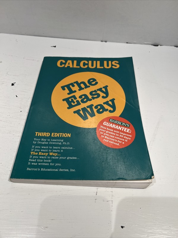 Calculus the Easy Way: The Easy Way. by Downing, Douglas Paperback / softback