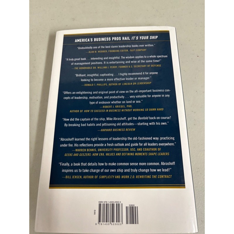 It's Your Ship Captain D Michael Abrashoff Hardcover 10th Anniversary Edition gallery