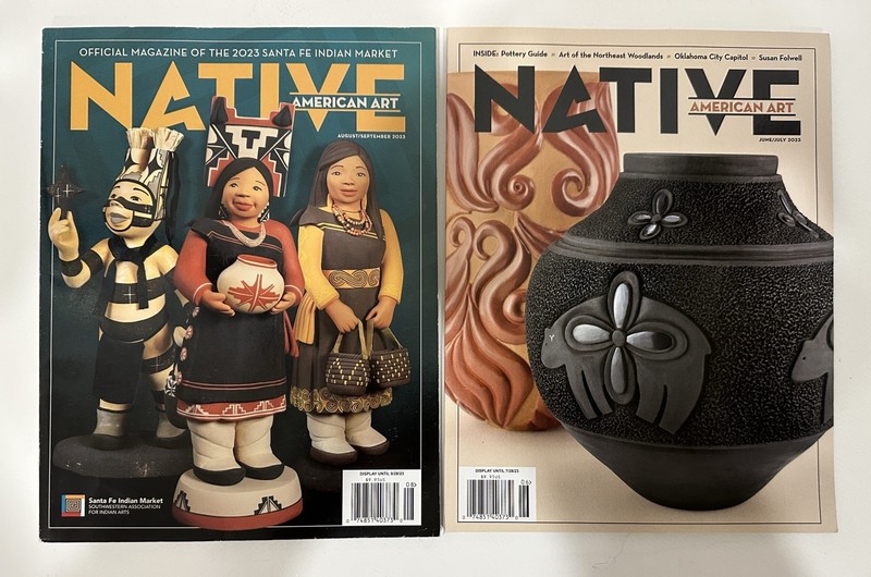 Set Of 2 Native American Art Magazines 2023 June July August September
