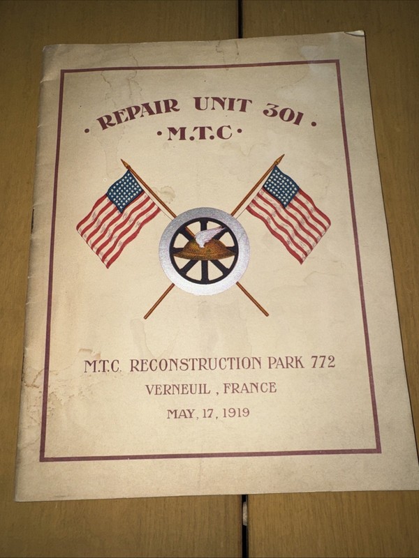 A HISTORY OF THE MOTOR TRANSPORT CORPS RECONSTRUCTION PARK 772 (1919)