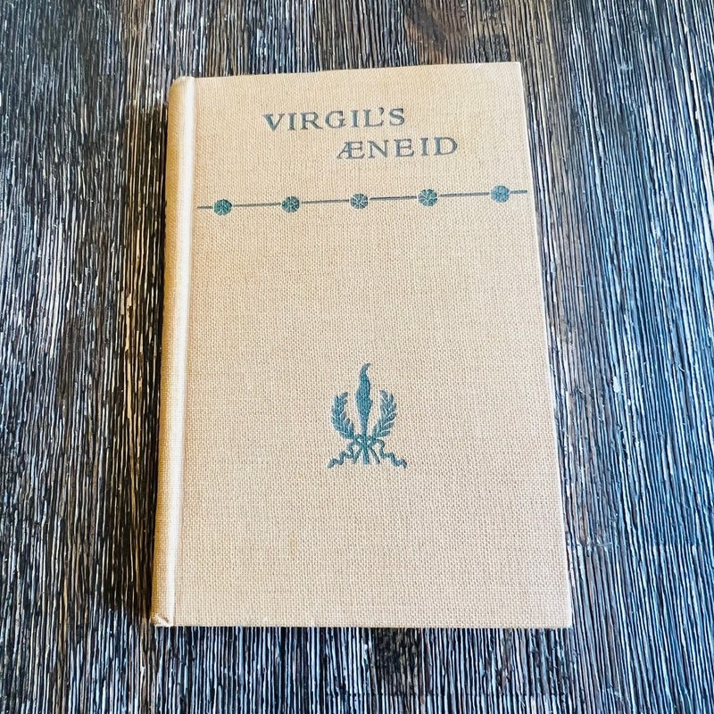 First Six Books of Virgil’s Aeneid Vintage Small Hardcover Edward Brooks 1896