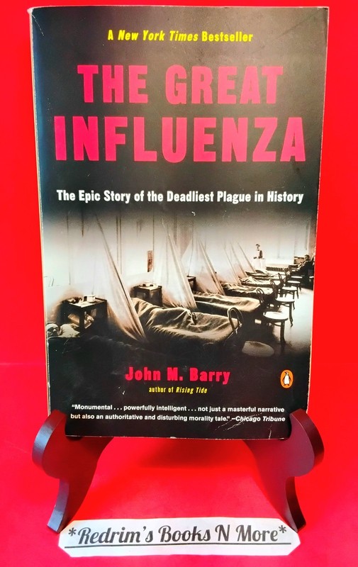 The Great Influenza John M Barry Softcover VERY GOOD Historical Non-Fiction