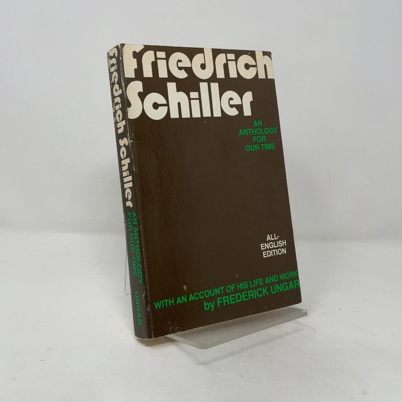 Friedrich Schiller by Friedrich Schiller PB First Thus Very Good 1959