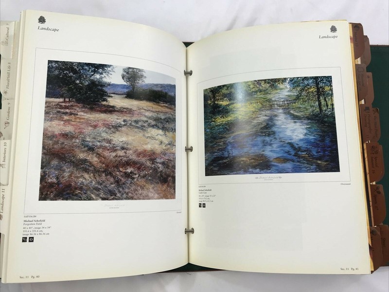 Vintage 1996 The Winn Devon Fine Art Poster Collection 5" Binder Poster Book gallery