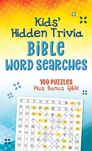 Kids Hidden Trivia Bible Word – VERY GOOD
