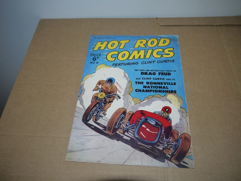 Hot Rod Comics No 4 Fawcett Publication 1950.s