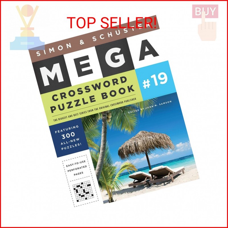 Simon & Schuster Mega Crossword Puzzle Book #19