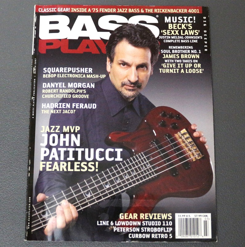 Bass Player Magazine March 2007 – John Patitucci, Hadrien Feraud