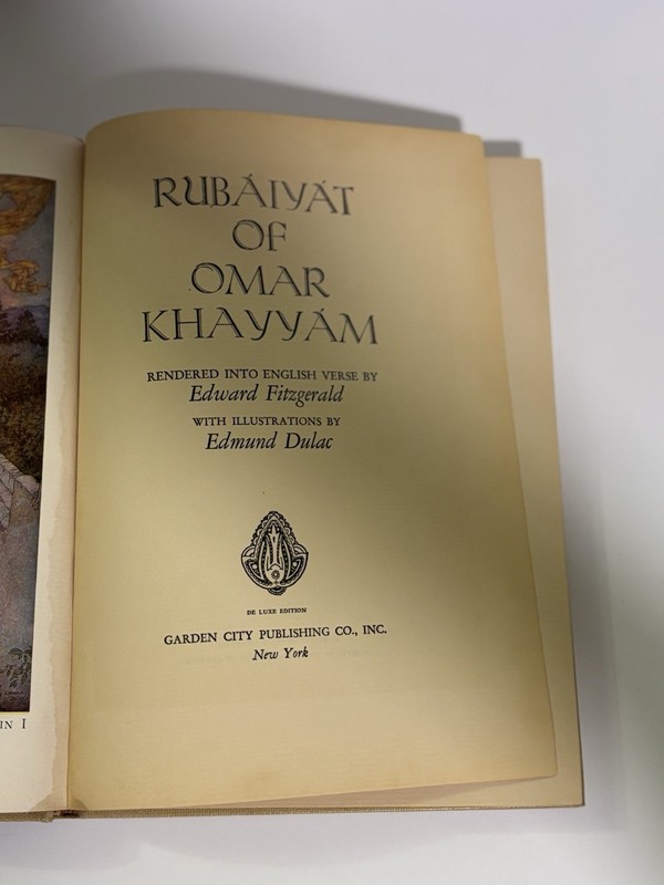 Rubaiyat of Omar Khayyam 1937 edition/Persian poetry/Illustrated by Edmund Dulac gallery