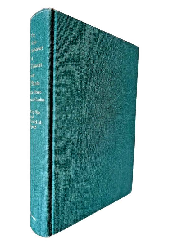 Vintage Gardening Book Color Dictionary of Flowers and Plants for Home & Garden