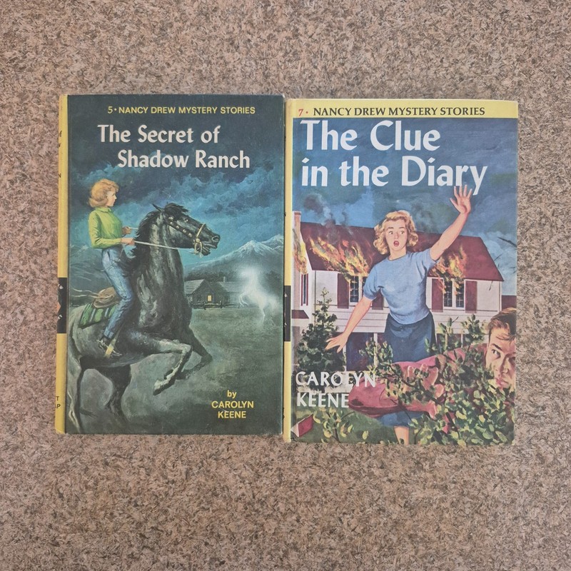 Carolyn Keene NANCY DREW Lot of 15 Vintage Yellow Matte Hardcovers - HC GC gallery