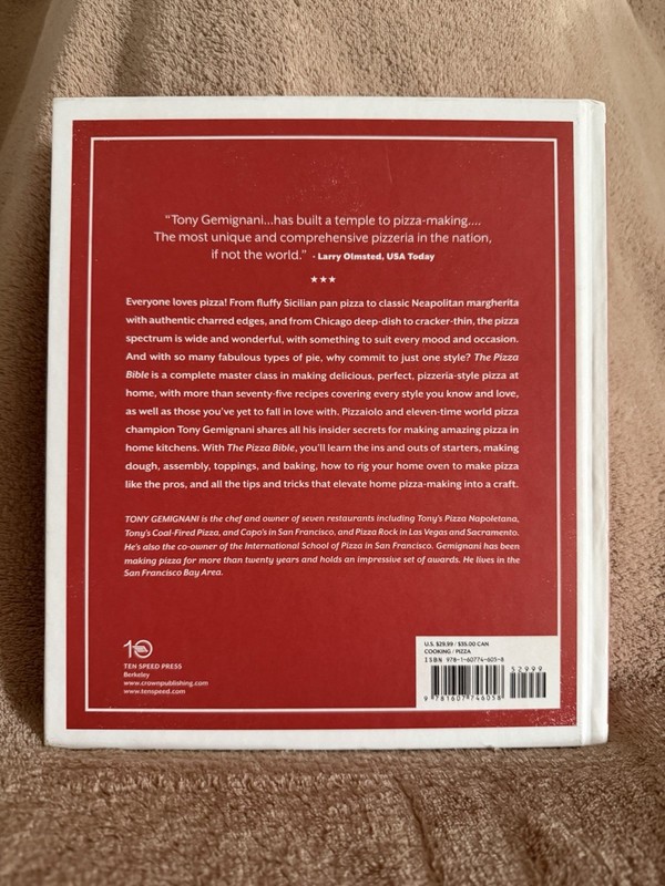 The Pizza Bible Hardcover Pizza Cookbook by Tony Gemignani, Ten Speed Press gallery
