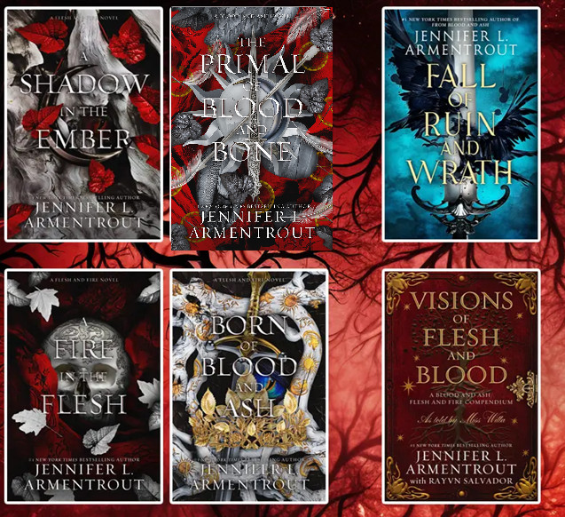 6 book set The Primal of Blood and Bone by Jennifer L. Armentrout Free Shipping