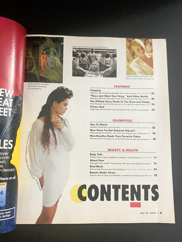 Vintage Sassy Magazine May 1989 #15 Alternative Teen Beauty Fashion Music 1980s gallery