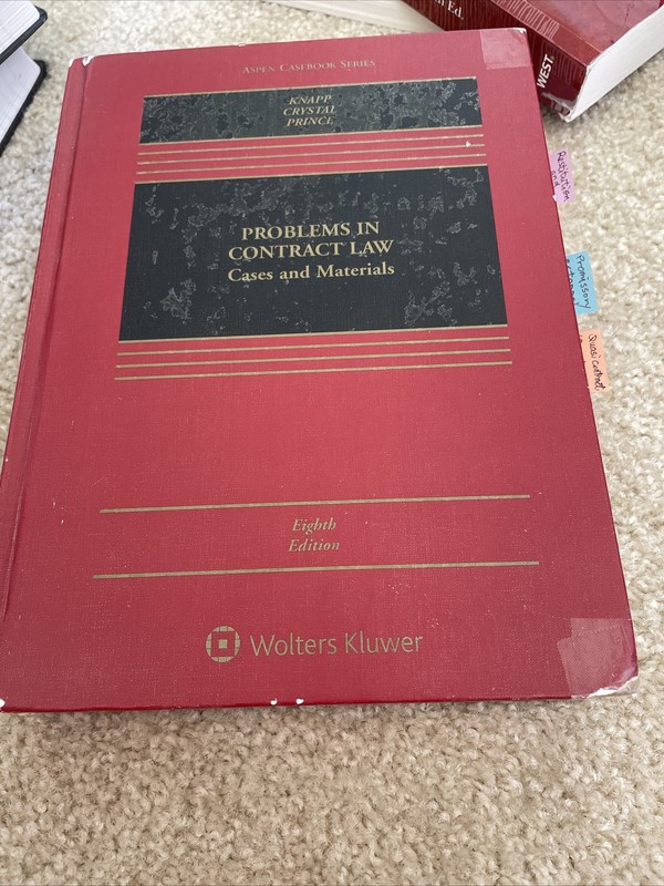 Aspen Casebook Ser.: Problems in Contract Law : Cases and Materials by Nathan M.