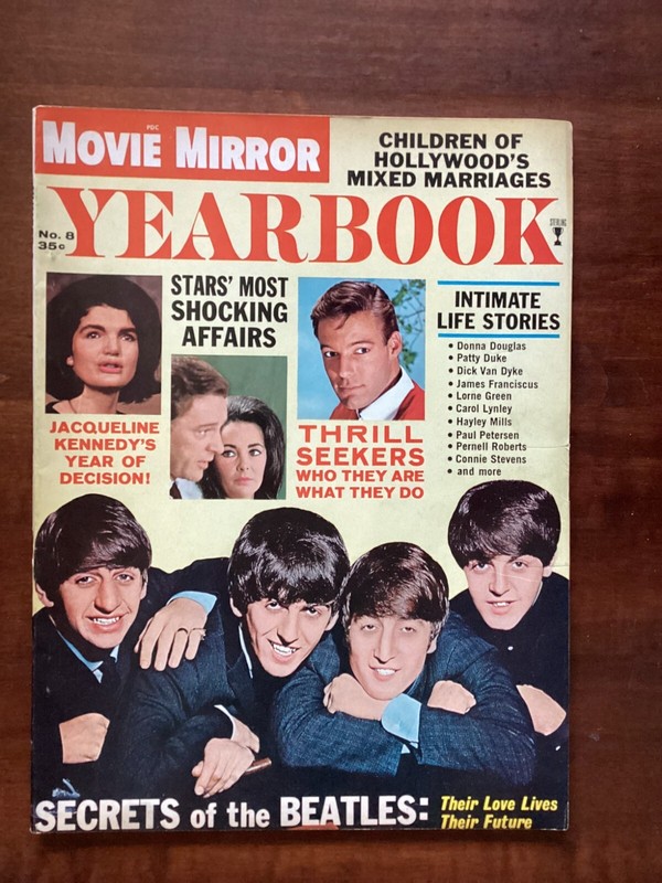 MOVIE MIRROR YEARBOOK #8 – 1964 – TOP STARS OF TELEVISION, MOVIES & MUSIC 1963!