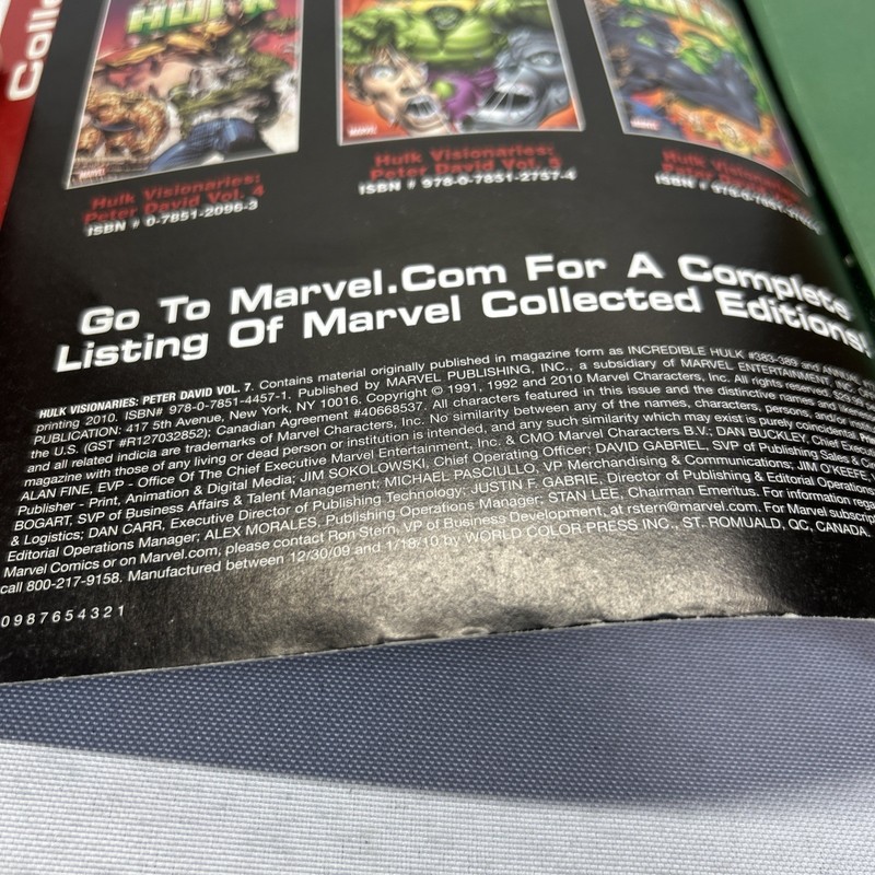 The Incredible Hulk Vol 7 by Peter David PB 2010 gallery